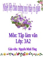 Tuần 22. Nói, viết về một người lao động trí óc