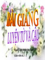 Tuần 23. Nhân hoá. Ôn tập cách đặt và trả lời câu hỏi Như thế nào?