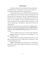 Đánh giá chất lượng dịch vụ hoạt động xây dựng đội nhóm tại công ty THHH một thành viên thương mại và dịch vụ du lịch lữ hành phong lan việt (tt) 