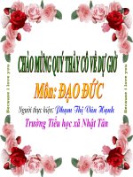 Bài 6. Tích cực tham gia việc lớp, việc trường