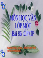 Bài 86. ôp, ơp