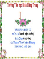 Tuần 7. Chuyện ở lớp