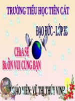 Bài 5. Chia sẻ vui buồn cùng bạn