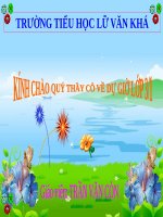 Tuần 22. Nói, viết về một người lao động trí óc