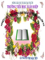 Tuần 19. Nhân hoá. Ôn tập cách đặt và trả lời câu hỏi Khi nào?