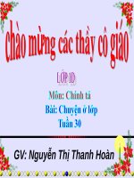 Tuần 7. Chuyện ở lớp