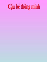 Tuần 1. Cậu bé thông minh