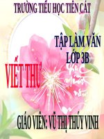 Tuần 13. Viết thư