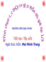 Tuần 29. Tô chữ hoa: L, M, N