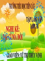 Tuần 4. Nghe-kể: Dại gì mà đổi. Điền vào giấy tờ in sẵn