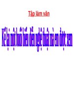 Tuần 23. Kể lại một buổi biểu diễn nghệ thuật