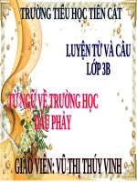 Tuần 6. MRVT: Trường học. Dấu phẩy