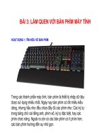 Chương I. Bài 3. Bàn phím máy tính
