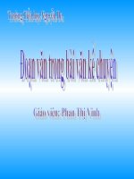 Tuần 5. Đoạn văn trong bài văn kể chuyện