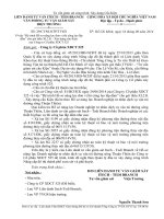 Công văn đệ trình hồ sơ năng lực đơn vị thi công lao lắp dầm 