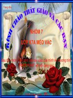 Tuần 33. Cóc kiện Trời