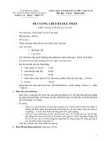 ĐỀ CƯƠNG CHI TIẾT HỌC PHẦN: Thực hành Xử lý số tín hiệu (Mẫu chương trình đào tạo tín chỉ)