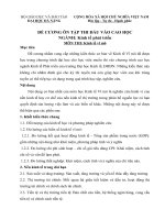 ĐỀ CƯƠNG ÔN TẬP THI ĐẦU VÀO CAO HỌC  NGÀNH: Kinh tế phát triển  MÔN THI: Kinh tế vĩ mô