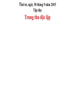 Tuần 7. Ở Vương quốc Tương Lai