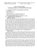 Mẫu báo cáo thành tích cá nhân sở giáo dục khen 