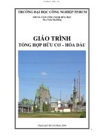 GIÁO TRÌNH hóa TỔNG hợp hữu cơ hóa dầu 