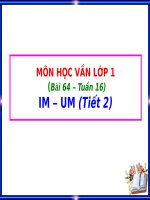 Bài 64. im, um