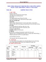 GIÁO ÁN KIỂM TRA 1 TIẾT NGỮ VĂN 6,9 THEO HƯỚNG PHÁT TRIỂN NĂNG LỰC HỌC SINH