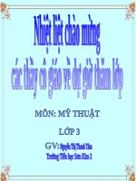 Bài 22. Vẽ màu và dòng chữ nét đều