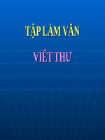 Tuần 3. Viết thư