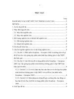 Đề cương luận văn Sử dụng phần mềm Geoplane – Geospace trong dạy học toán