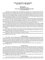 ĐỀ THI TƯ VẤN HỢP ĐỒNG CÓ ĐÁP ÁN TỪ 110