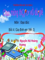 Bài 4. Gia đình em