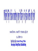 Bài 22. Vẽ màu và dòng chữ nét đều