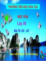 Bài 76. oc, ac