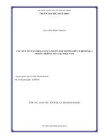 Các yếu tố văn hóa cấp cá nhân ảnh hưởng đến ý định mua thuốc không toa tại việt nam (tt) 