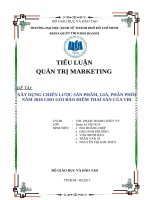 CHIEN LUOC SAN PHAM GIA PHAN PHOI GOI BAO HIEM THAI SAN VBI