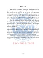 Phân tích sự hài lòng của khách hàng đối với chất lượng dịch vụ tiền gửi tiết kiệm tại ngân hàng nông nghiệp và phát triển nông thôn việt nam chi nhánh huyện long phú, tỉnh sóc trăng (tt)