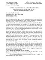 TONG KET 4 NAM HOC TAP LAM THEO TAM GUONG DAO DUC HO CHI MINH 