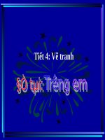 Bài 4. Đề tài Trường của em