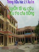 Tuần 1. Cấu tạo của tiếng