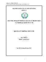 Bài luận quản lý thông tin y tế