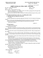 PHiếu đánh giá công chức viên chức 