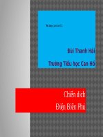 Bài 17. Chiến thắng lịch sử Điện Biên Phủ