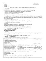 Giáo án sinh học lớp 7 học kì 2 năm học 2017   2018 