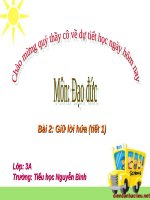 Bài 2. Giữ lời hứa