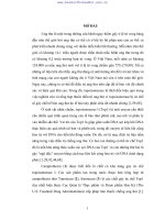 LUẬN án TS nghiên cứu tổng hợp và hoạt tính chống ung thư của các hợp chấtindenoisoquinolin  