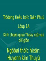 Tuần 7. Chuyện ở lớp