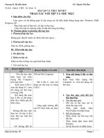 TIET 29,30,31  BAI TAP THUC HANH 5   THAO TAC VOI TEP VA THU MUC 