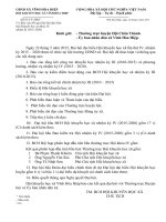 BAO CAO KET QUA DAI HOI 