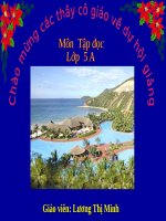 Tuần 22. Lập làng giữ biển